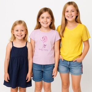 Girls Clothes Bundle Dresses Top Shorts Size 8